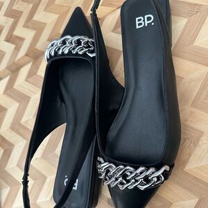 BP. Camille Pointed Toe Slingback Flat